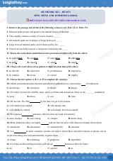 Đề thi giữa kì 2 Tiếng Anh 10 Friends Global - Đề số 5